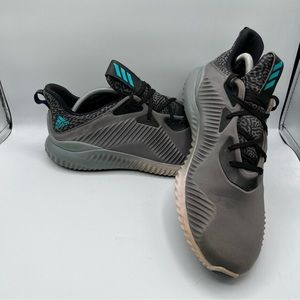 Adidas Mens Alphabounce Ash Gray Leopard Running Size 11 B54188